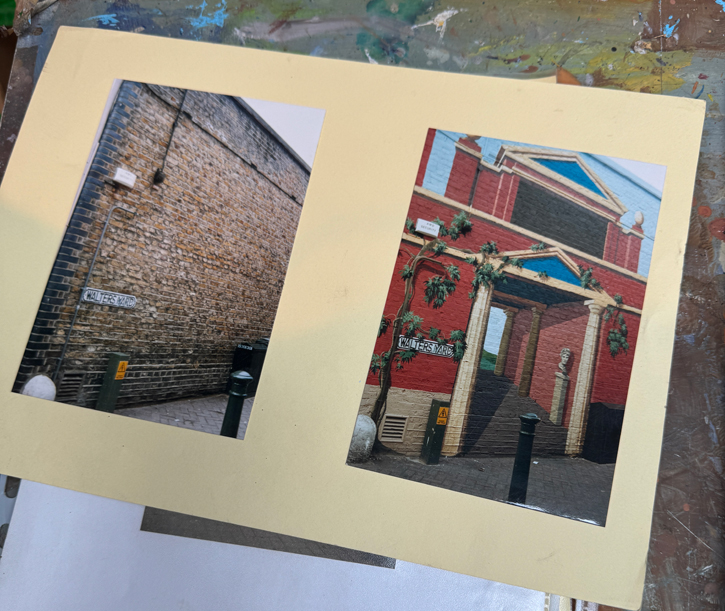Photos of the Mural in Walter's Yard, Bromley