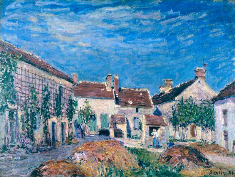 Une cour aux Sablons  (A Courtyard in Les Sablons)
