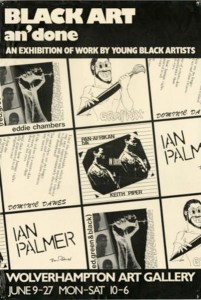 Poster for the exhibition 'Black Art an’ Done'