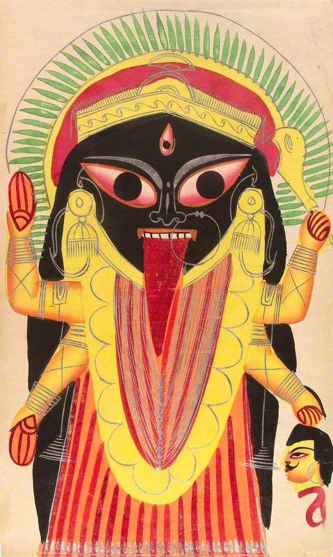 Kali Holding a Demon's Head