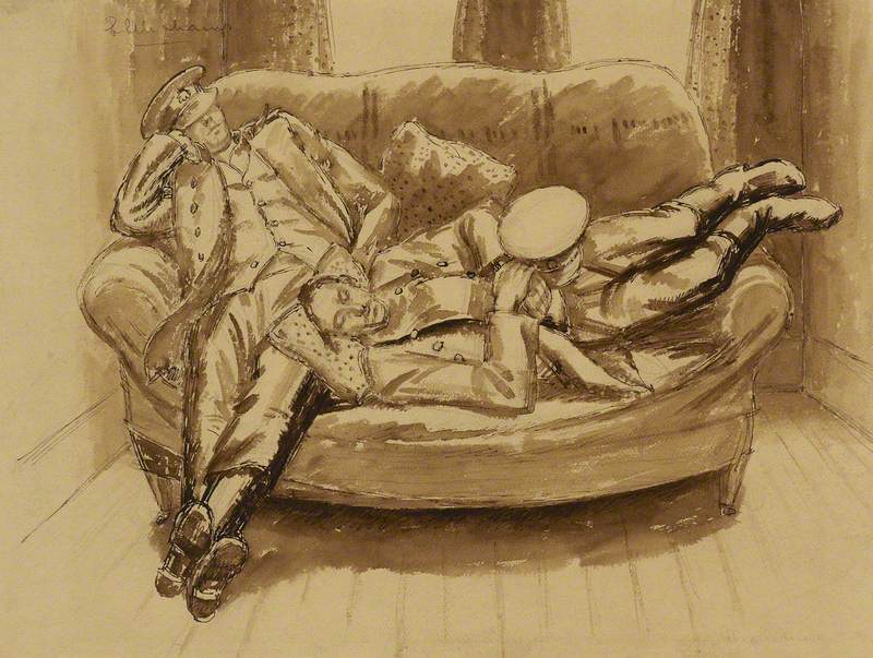 Two Sleeping Soldiers