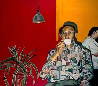 Man Drinking Coffee