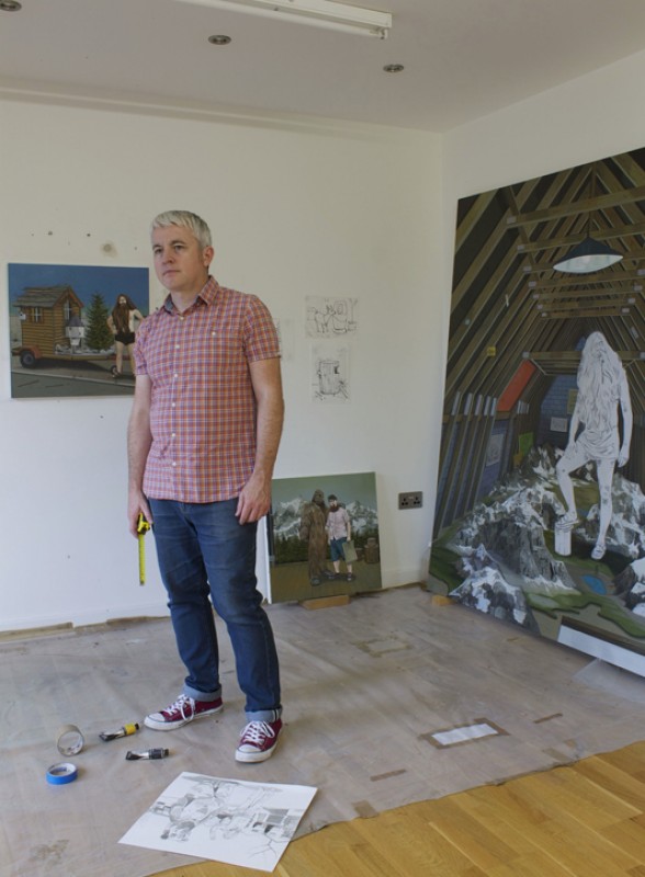 Geraint Evans in the studio