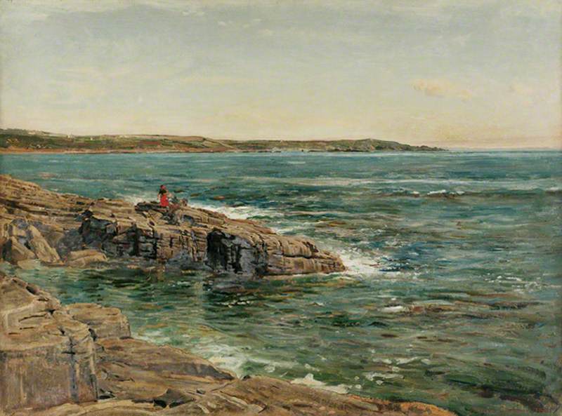 Blue Water in Mounts Bay, Cornwall