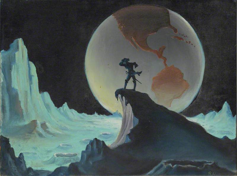 Baron Munchausen Arrives on the Moon