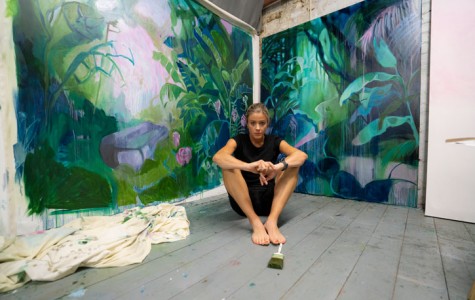 Vanessa Raw in her studio