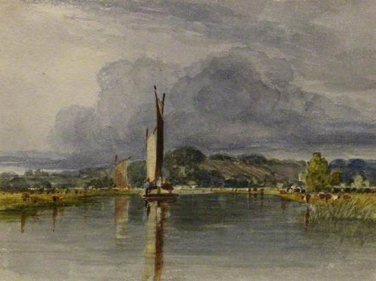 Wherries in Sail on the River