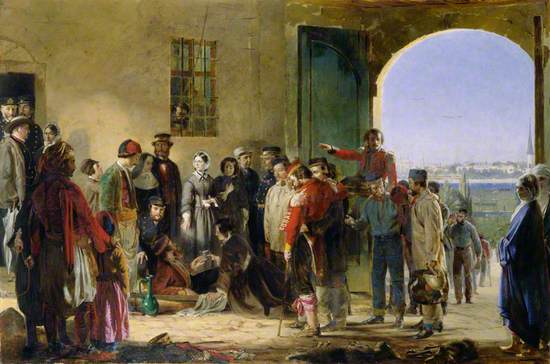 The Mission of Mercy: Florence Nightingale receiving the Wounded at Scutari