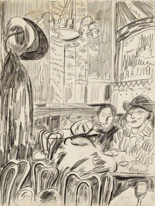 Café Scene, Paris I