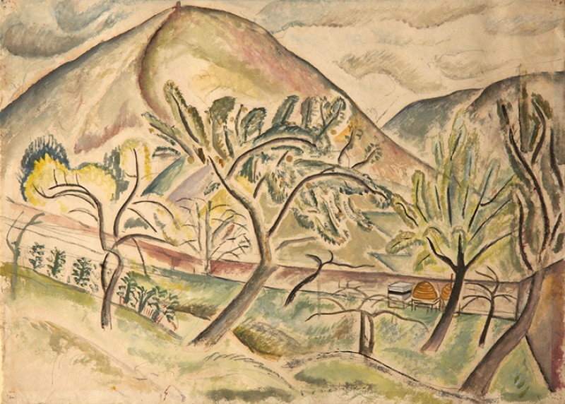 1924 (?), watercolour on paper by David Jones (1895–1974)