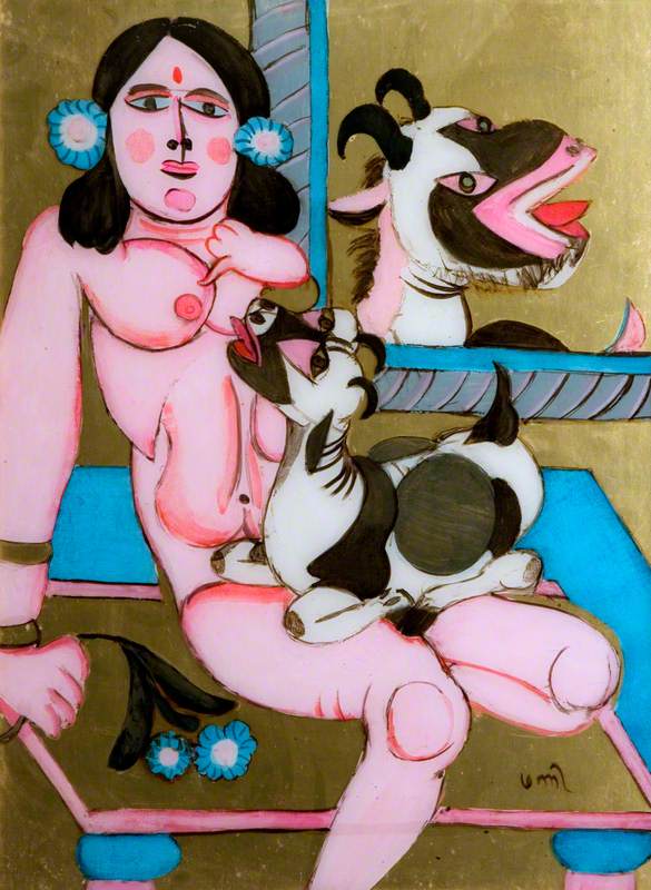 Goats, Woman
